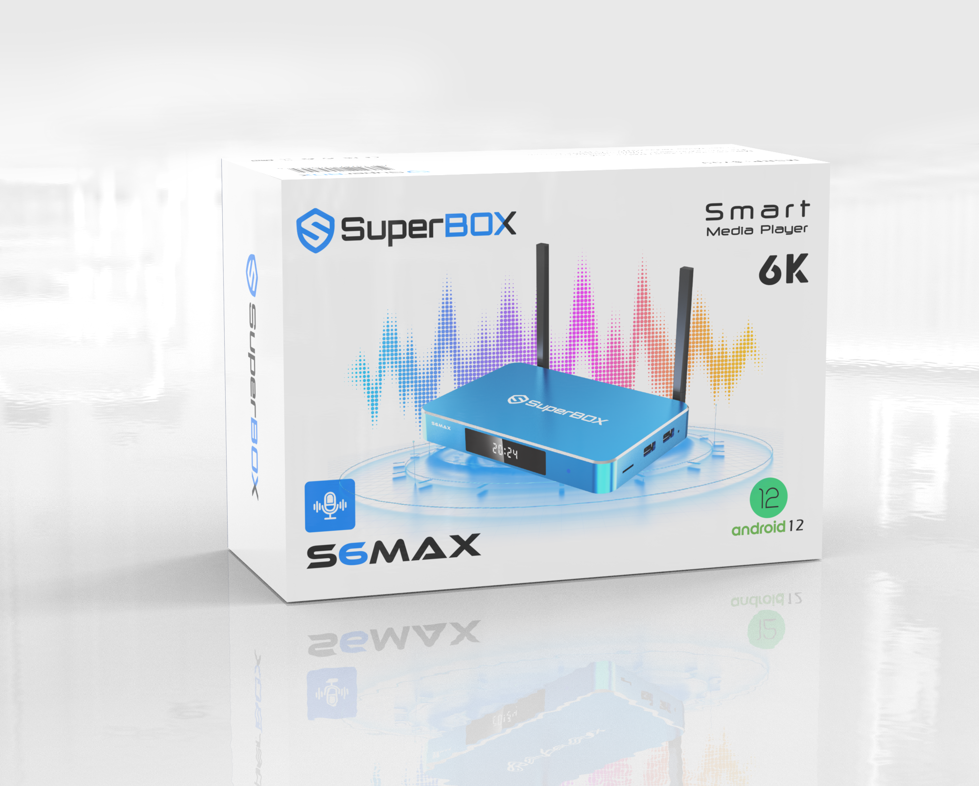 SuperBox (Standard Android TV Box) S6 Max - 32GB High-Performance Streaming Box