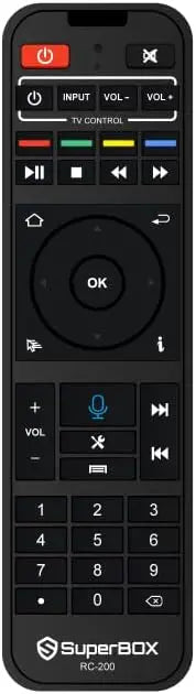 Official SuperBox RC-200 Voice Control Remote - Packaging